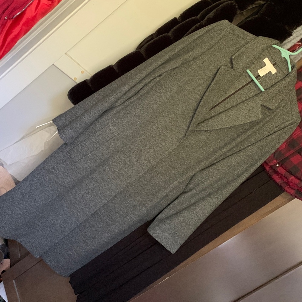 H&M Gray Textured Fabric